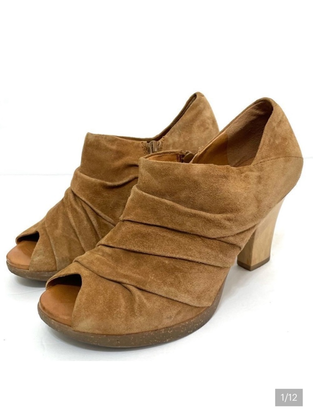 Naya Peep Toe Ankle Booties size 7.5